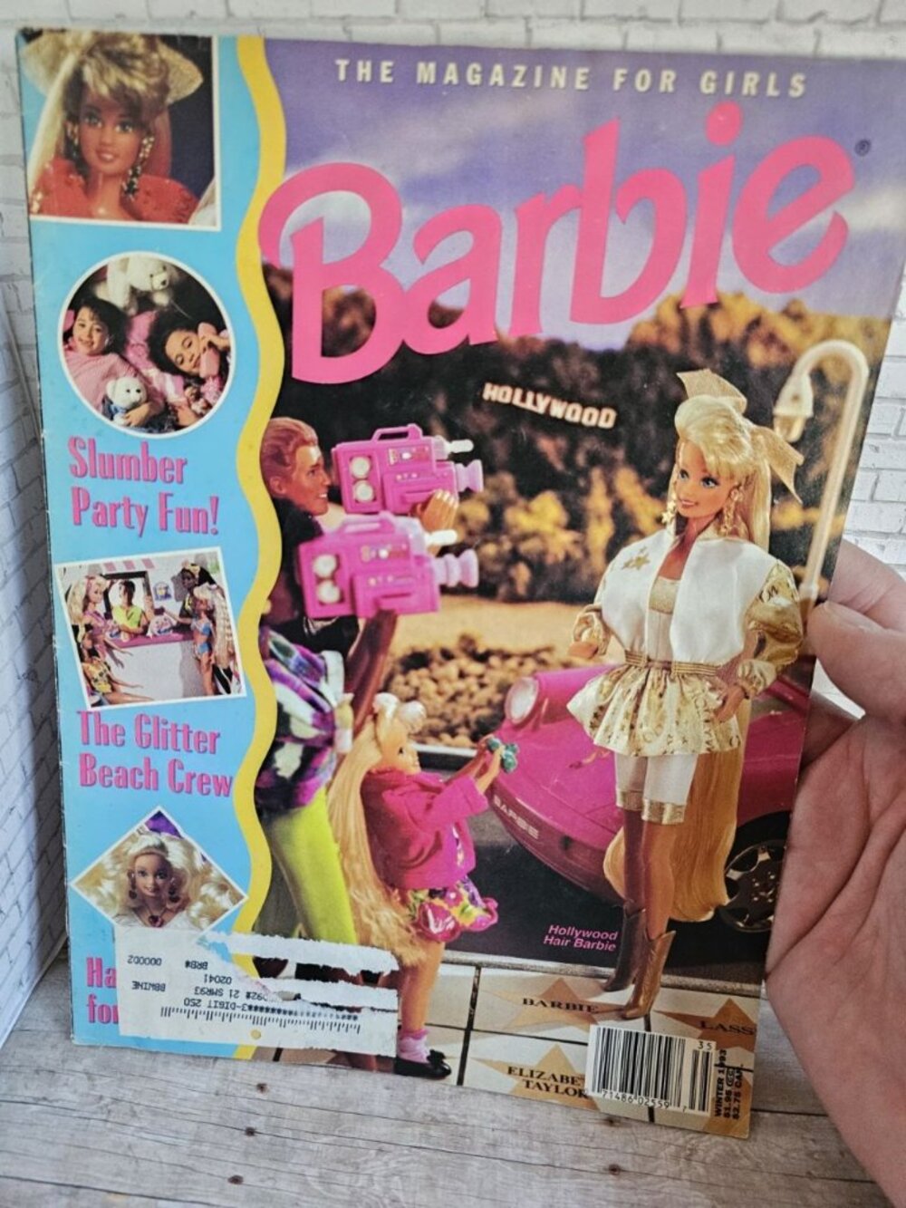 Barbie Magazine for Girls Winter 1993 Hollywood Hair Barbie Vintage 90s